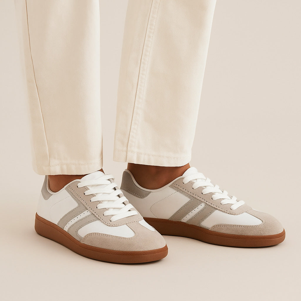 LE SANSA JASPER WHITE LT GREY Women Sneakers - Zeke Collection NZ