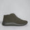 Khaki Arcopedico Tatra boots with rounded toes and comfortable slip-on design, perfect for casual or outdoor wear.