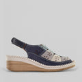 LE SANSA KIRRA NAVY MULTI Women Sandals - Zeke Collection NZ