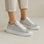 NAKED ARCHES NOBLE 02 SILVER Women Sneakers - Zeke Collection NZ