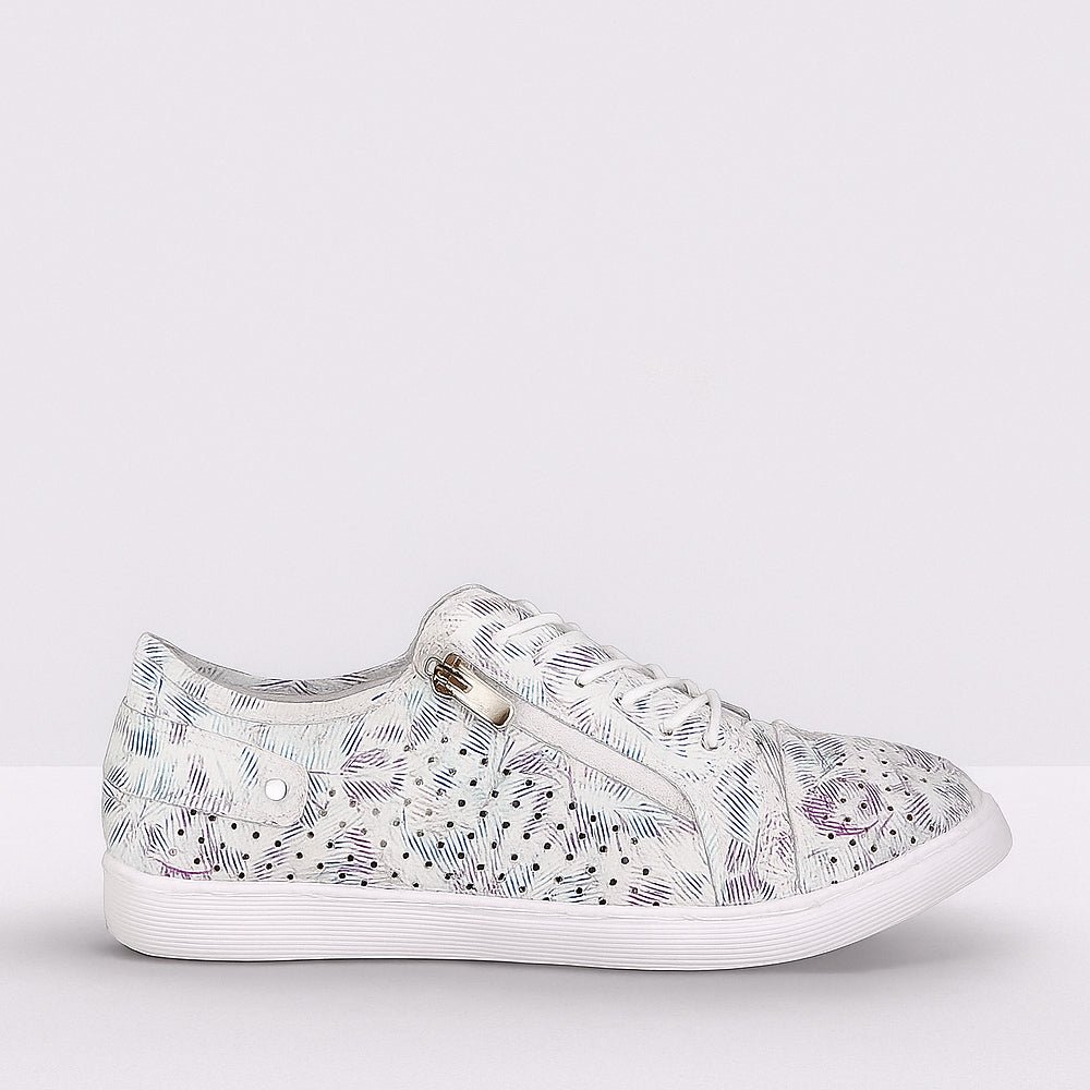 CABELLO EG17 WHITE PRINT Women Sneakers - Zeke Collection NZ