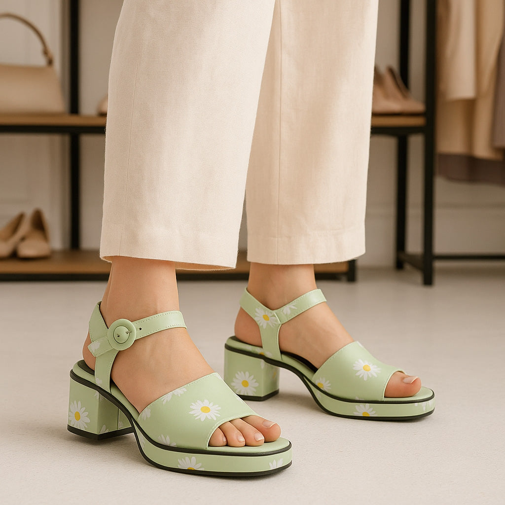 LE SANSA RYALAY MINT FLORAL