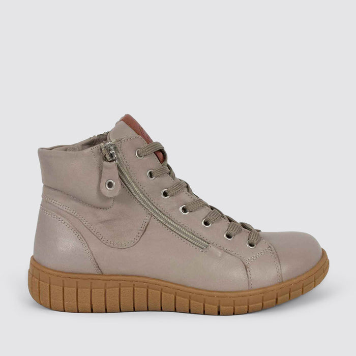 CABELLO Reagan dark stone boots featuring stylish design and durable material, perfect for casual or semi-formal outfits.