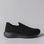 Black Cabello Stride Jet Sneakers with sleek design and cushioned soles, perfect for casual and athletic wear.