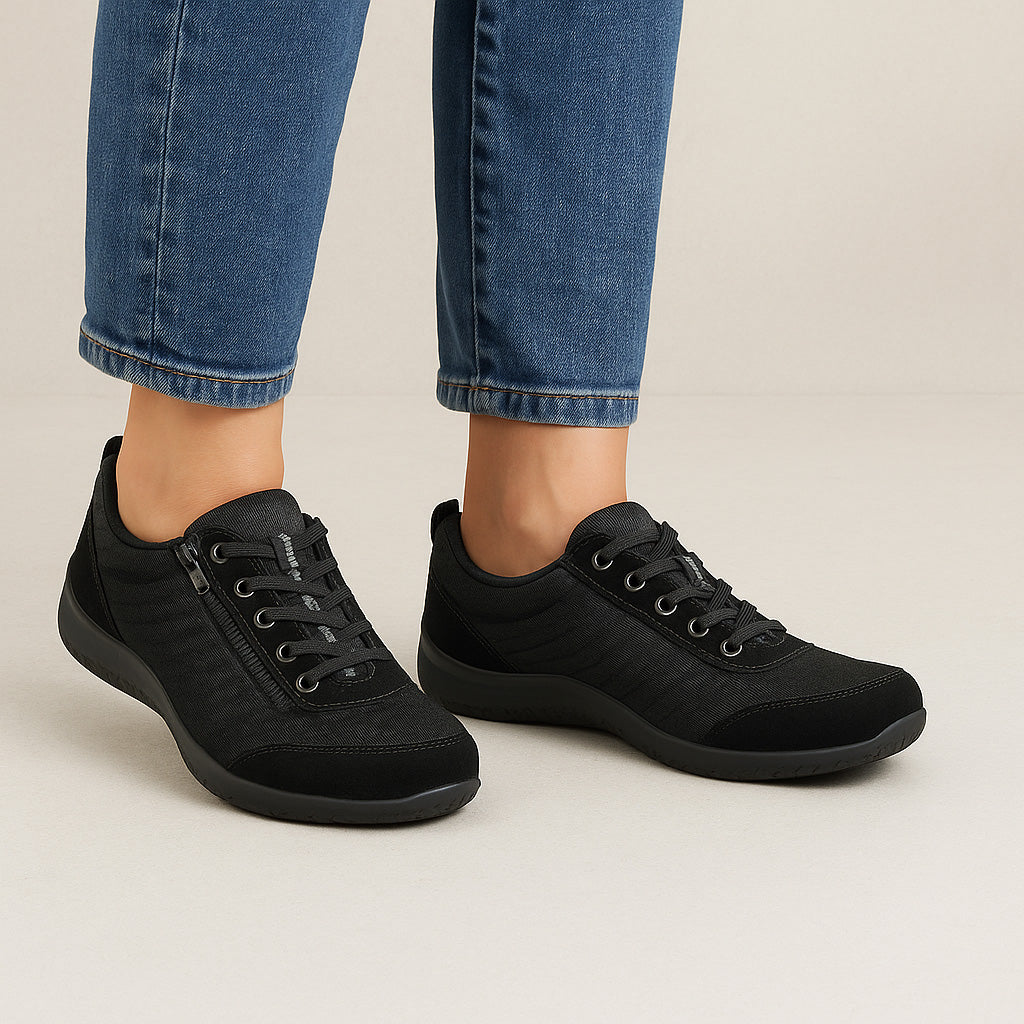 Black CC Resorts Sukie casual shoes with sleek design, featuring comfortable slip-on style and stylish black finish.