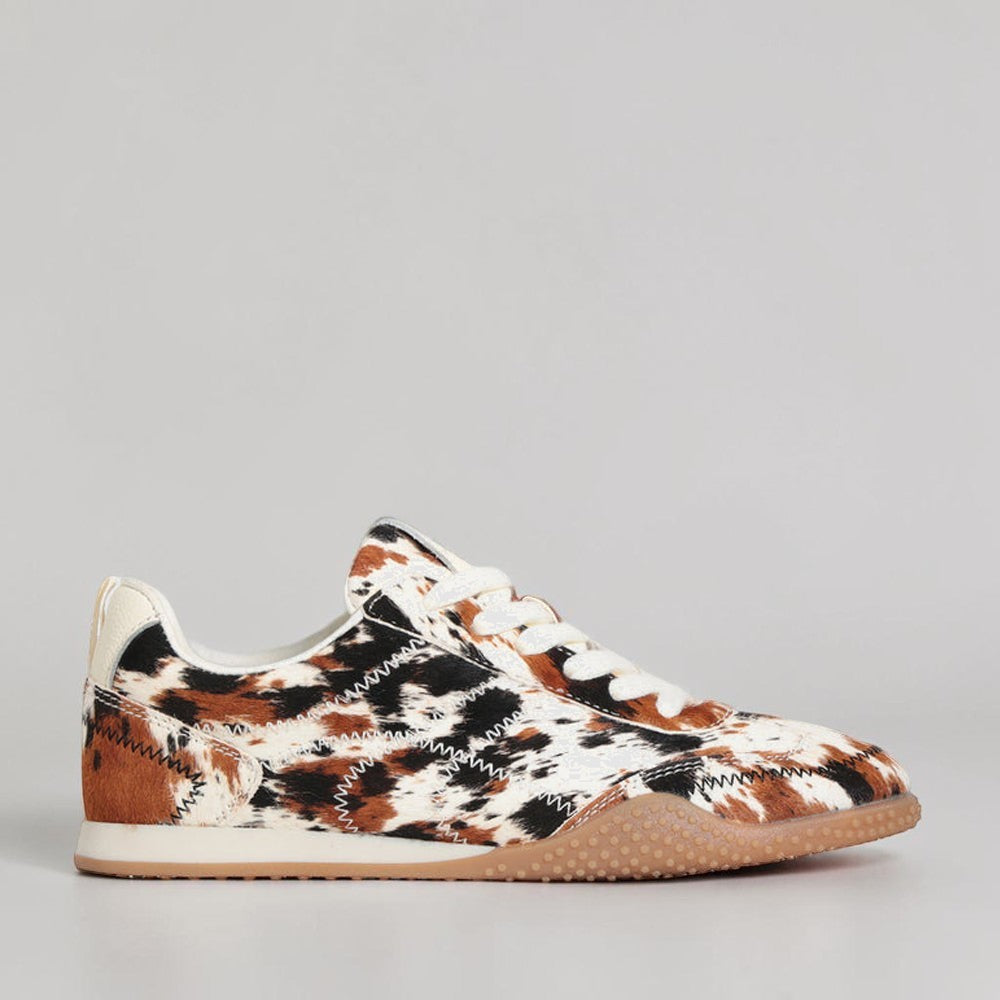 Eos Jessabele Texas Pony sneakers featuring a colorful, patterned design with white laces and rubber sole.