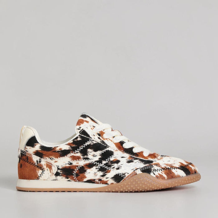 Eos Jessabele Texas Pony sneakers featuring a colorful, patterned design with white laces and rubber sole.
