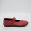 Arcopedico Triglav Cherry Mary Jane shoe with a rounded toe and adjustable strap, in cherry red leather.