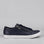CABELLO Unity navy sneakers with white soles and laces, featuring a sleek design and breathable fabric for casual wear.