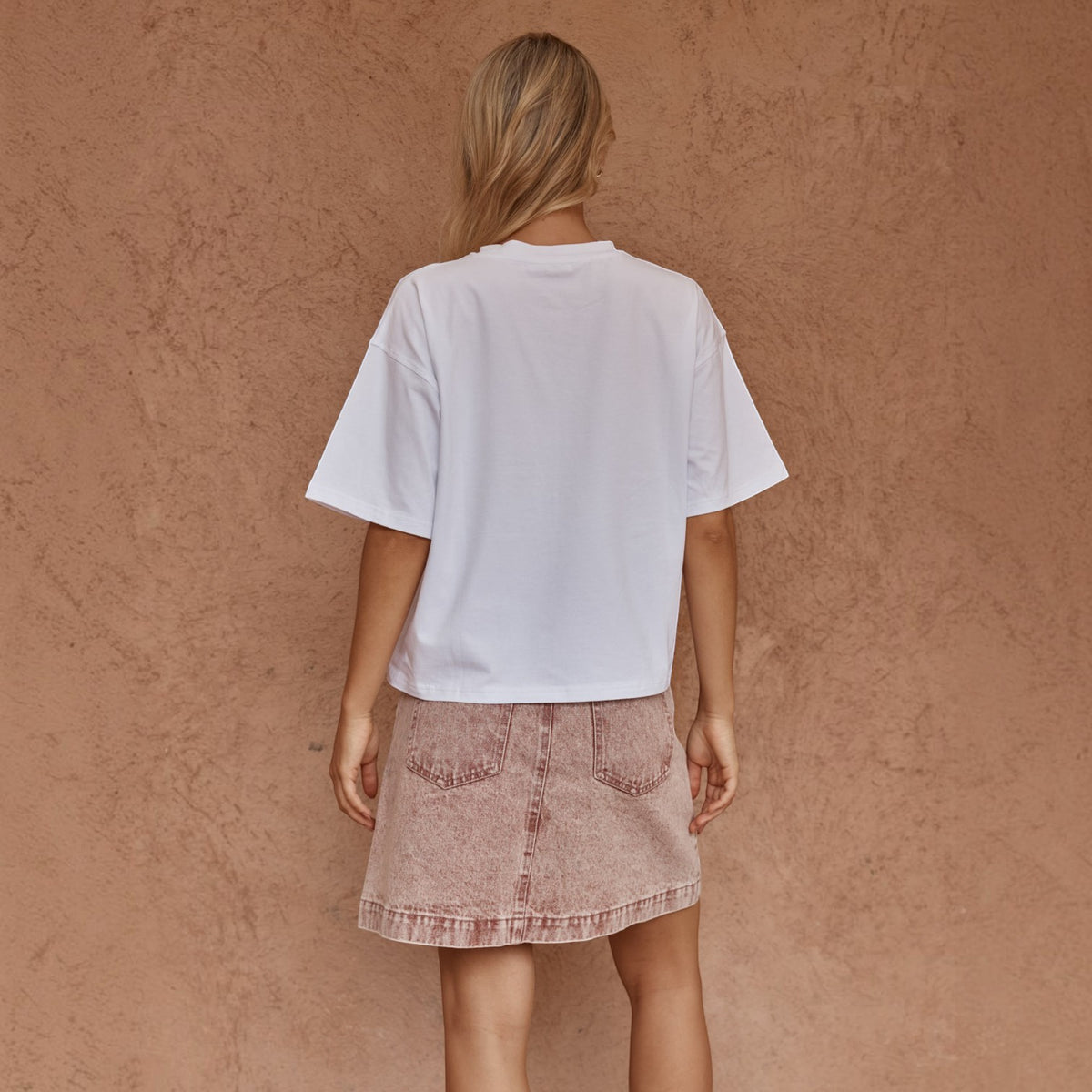 SASS SALORE PRINTED PEONY PRINT TEE