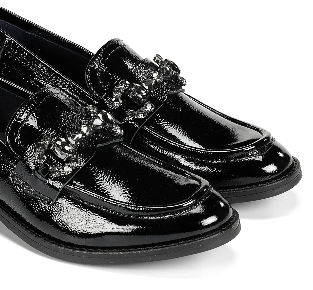 DORKING HARVARD NERO - Women Loafers - Collective Shoes 