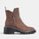 Los Cabos Vianne dark brown boots with stylish design and ankle-high silhouette, perfect for casual or dressy outfits.