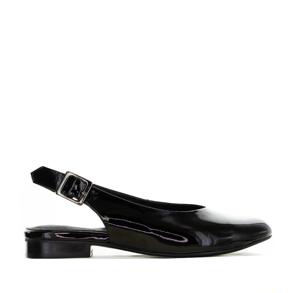 NAKED ARCHES ZODIAC BLACK PATENT - Zeke Collection