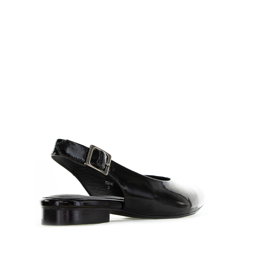 NAKED ARCHES ZODIAC BLACK PATENT - Zeke Collection