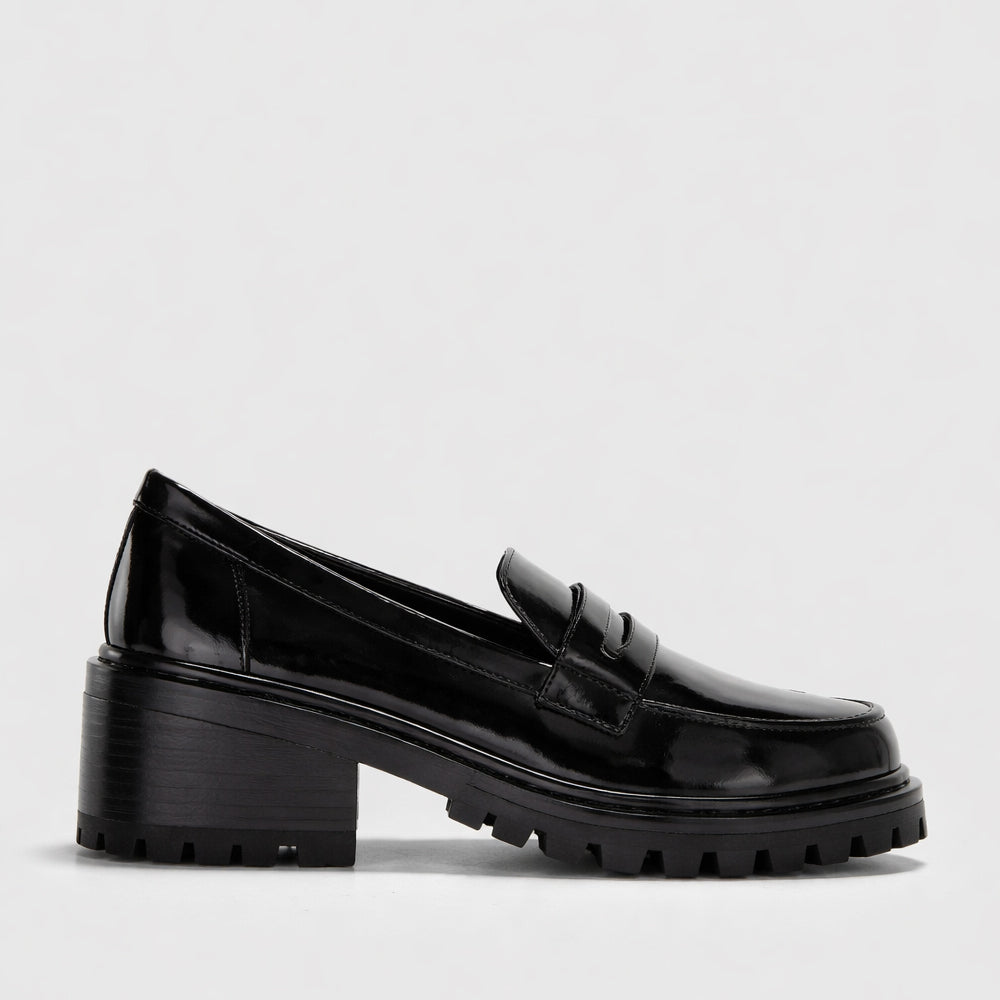 LE SANSA ZOEY BLACK PATENT Women Casuals - Zeke Collection NZ