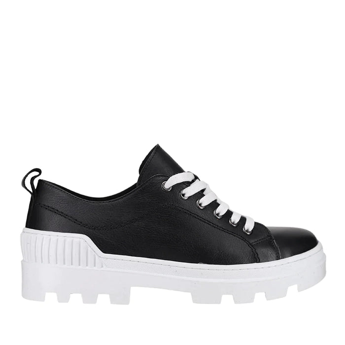 Le Sansa Lesansa Rockstar black casual shoes with stylish design and comfortable fit, shown in the product image.