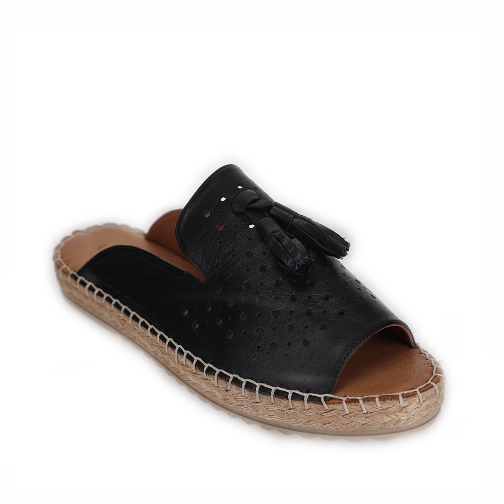 LESANSA DOLONDA BLACK Women Slip-ons - Zeke Collection NZ