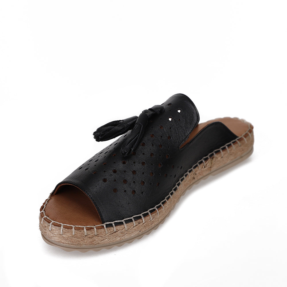 LESANSA DOLONDA BLACK Women Slip-ons - Zeke Collection NZ
