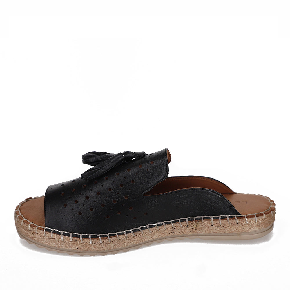 LESANSA DOLONDA BLACK Women Slip-ons - Zeke Collection NZ