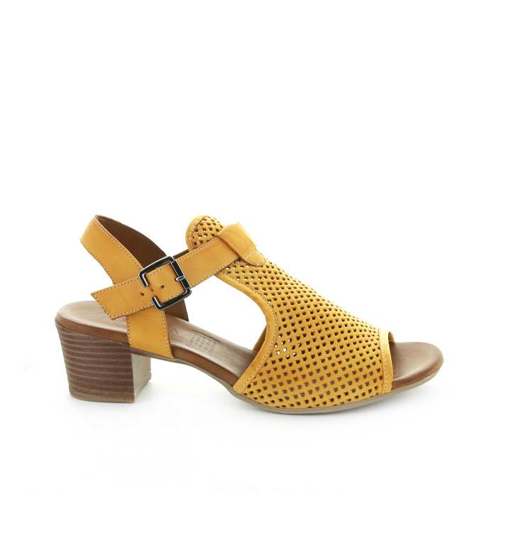 LE SANSA LYRA MUSTARD Women Sandals - Zeke Collection