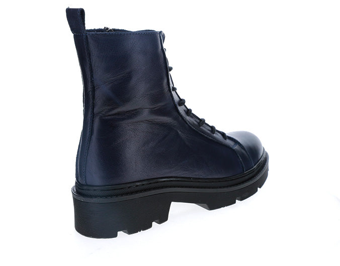 LE SANSA Lesansa Radiant navy boots with stylish design and ankle-high fit, perfect for casual or dressy occasions.