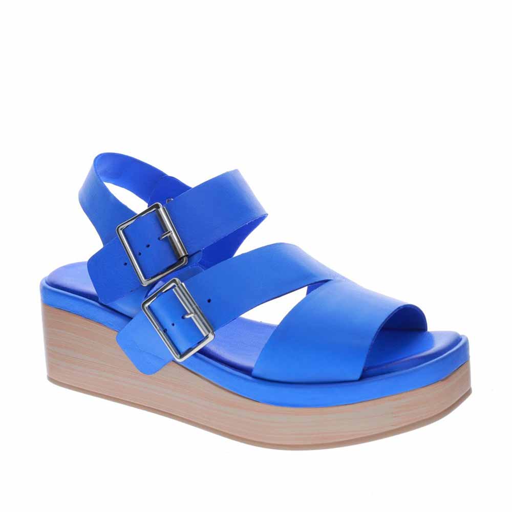 LESANSA TRI COBALT Women Sandals - Zeke Collection