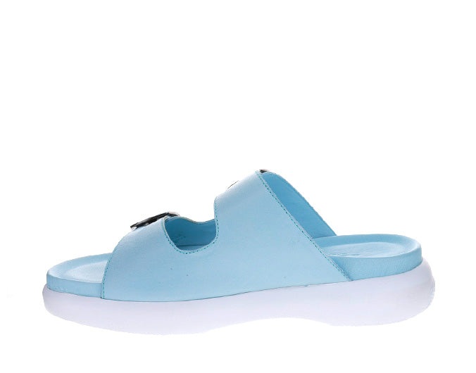LE SANSA Burma Baby Blue casuals shoes featuring soft fabric and comfortable design for everyday wear.