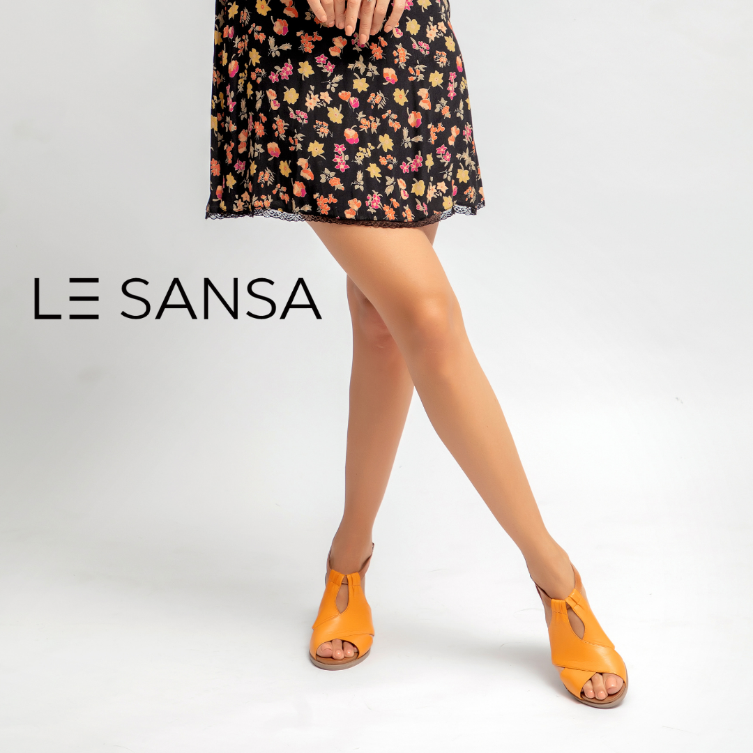 LESANSA DIGBY ORANGE TAN Women Sandals - Zeke Collection NZ