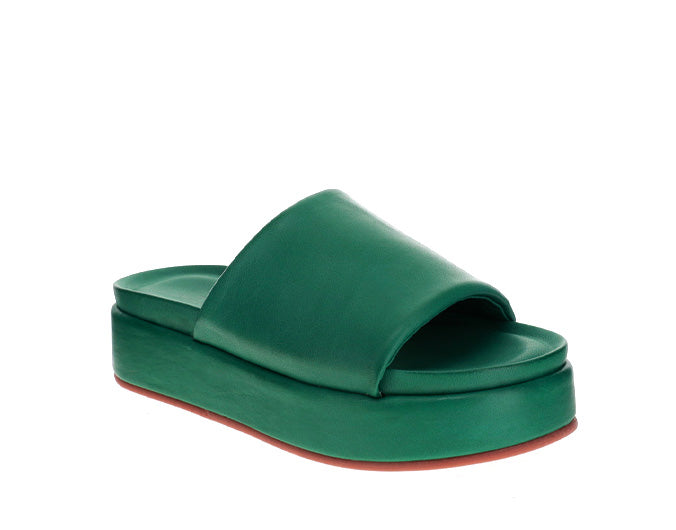Le Sansa Ashu jade green casual shoes with comfortable design and stylish appearance.
