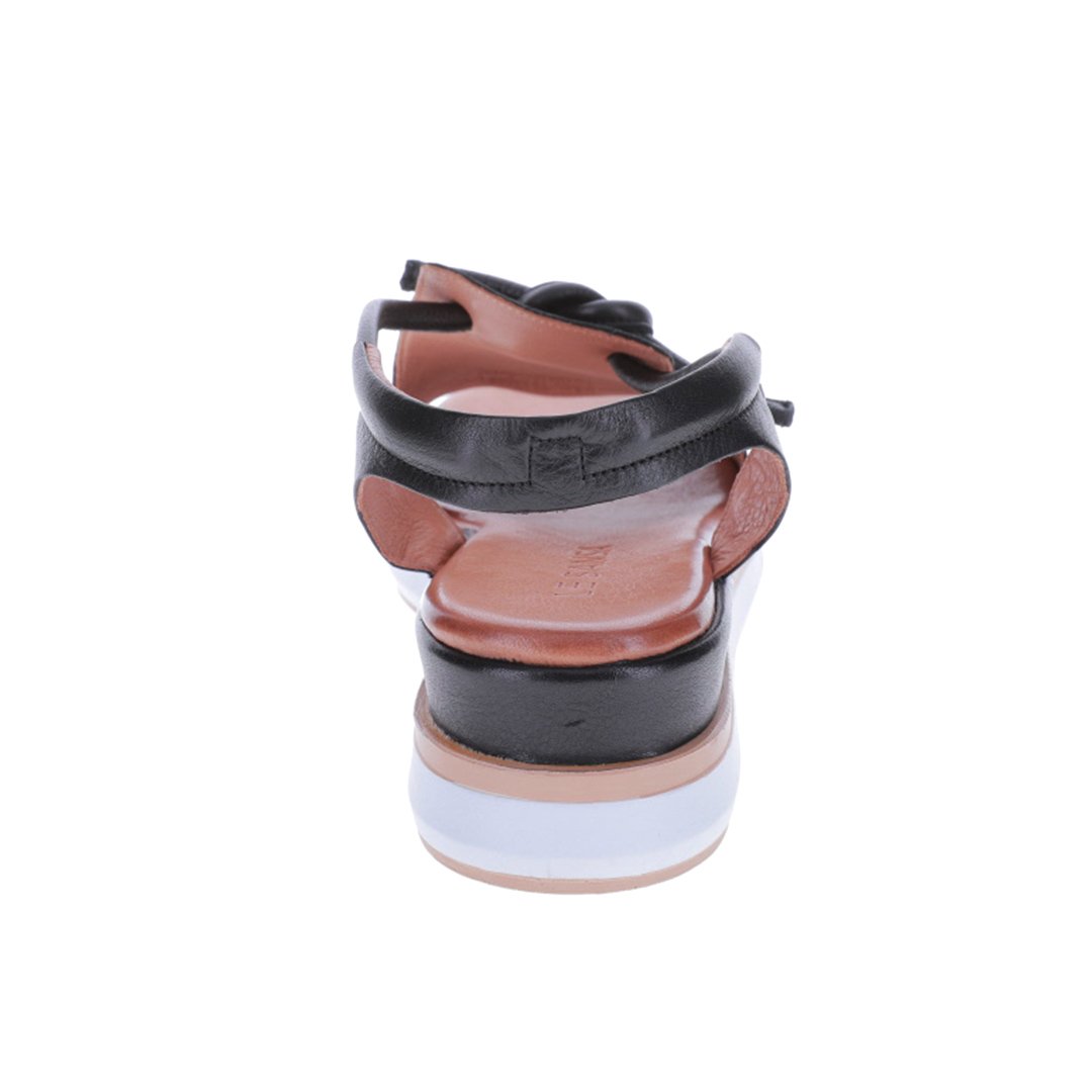 LESANSA HIDE BLACK Women Sandals - Zeke Collection