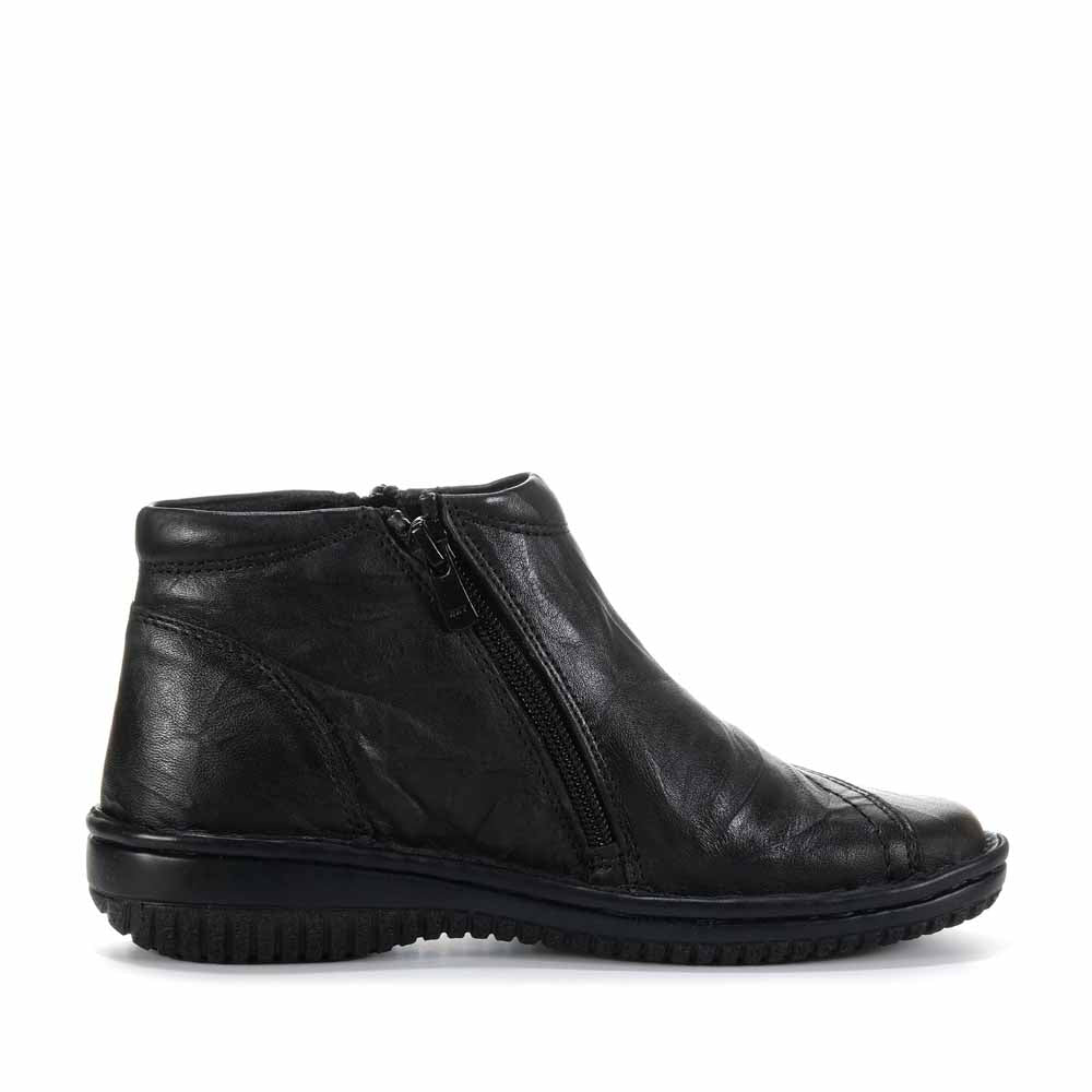 CABELLO 5250-27 BLACK CRINKLE Women Boots - Zeke Collection