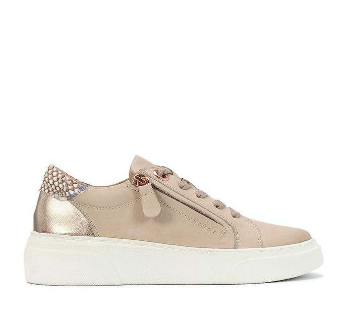Eos Marble Blush sneakers with a marble-patterned upper and blush accents, stylish casual footwear for everyday wear.