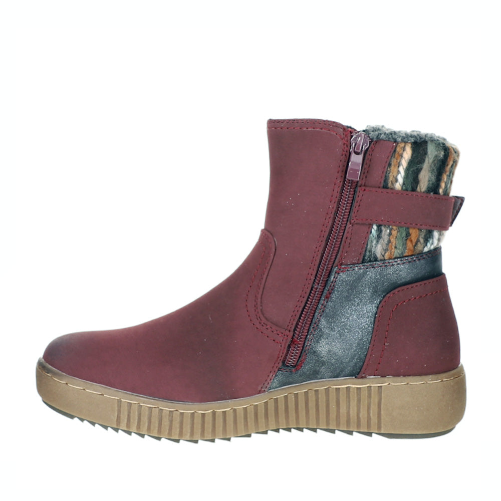 CC Resorts Garrett Bordo boots shown in brown leather with lace-up design and rugged sole.