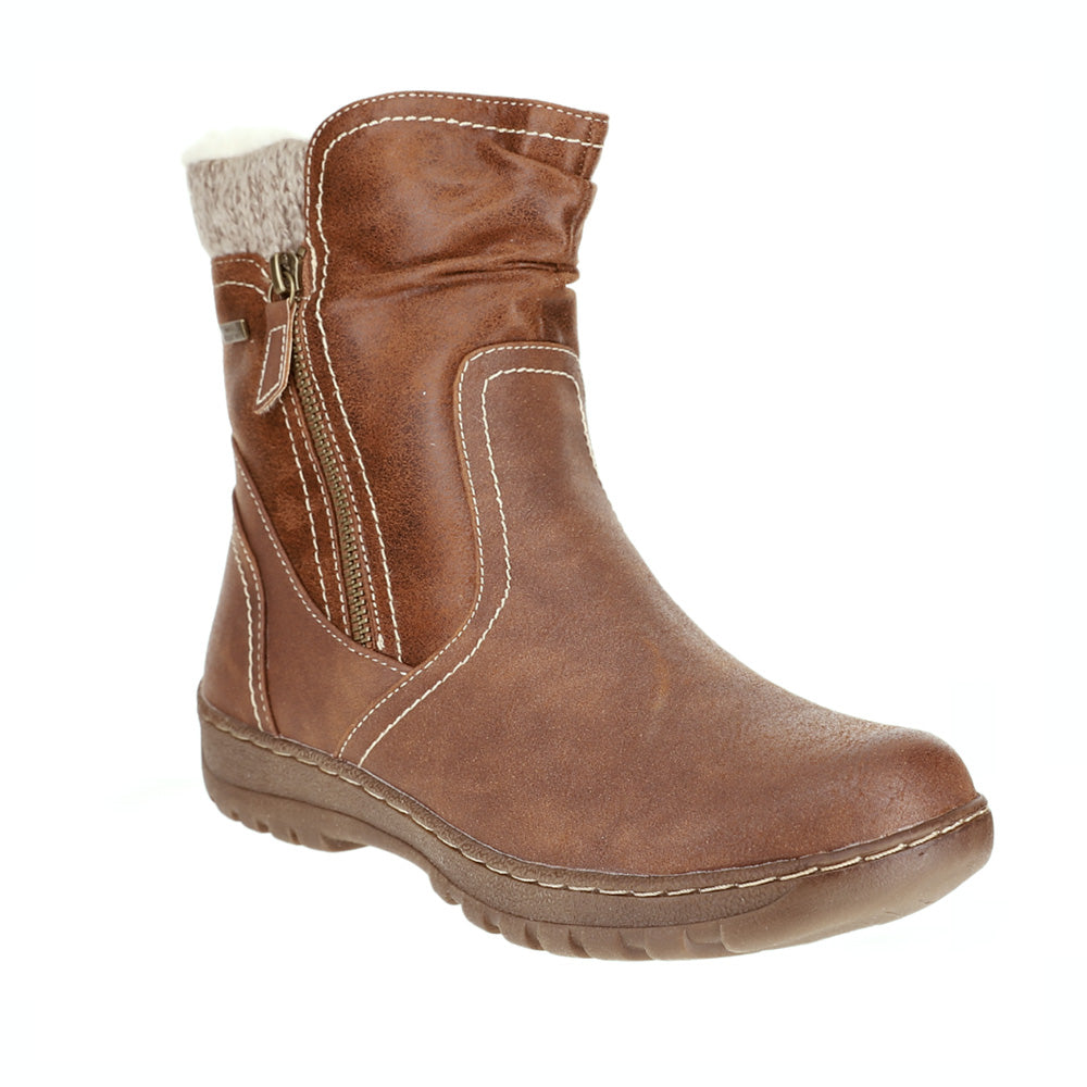CC Resorts Glenda Brown boots featuring a stylish design, brown leather, and a comfortable fit, perfect for casual and outdoor wear.