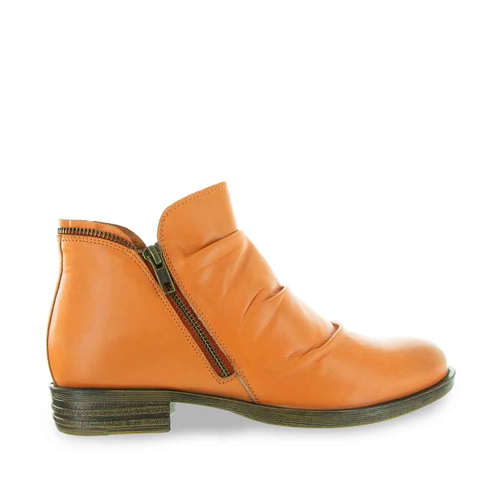 LE SANSA Lemon Orange boots showcasing stylish design and vibrant color, perfect for casual or outdoor wear.