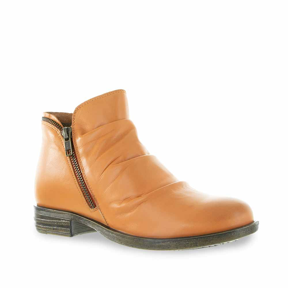 LE SANSA Lemon Orange boots featuring vibrant orange and lemon yellow design, stylish footwear with a modern silhouette.