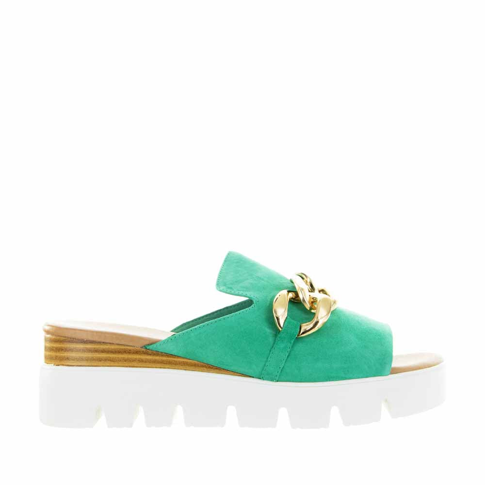 Django &amp; Juliette Rablise Lt Emerald Women Slip-ons - Zeke Collection NZ