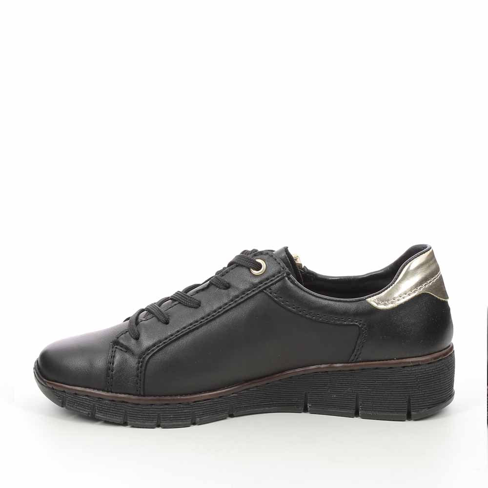 RIEKER 53703/00 BLACK Women Sneakers - Zeke Collection