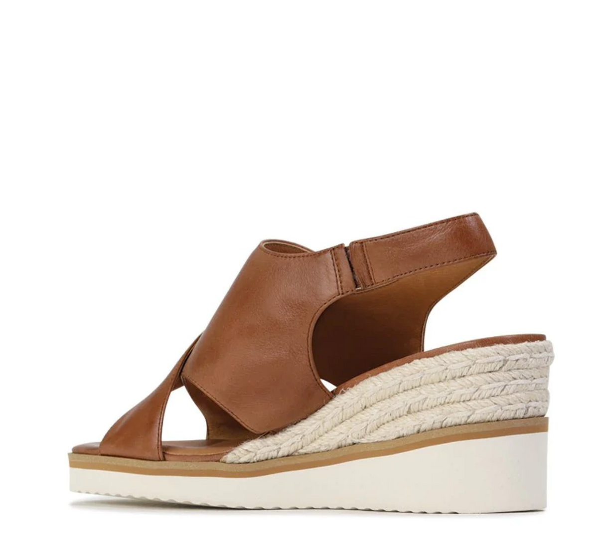 Eos Lazings Brandry sandals featuring open-toe design, beige straps, and flat sole, perfect for casual summer wear.