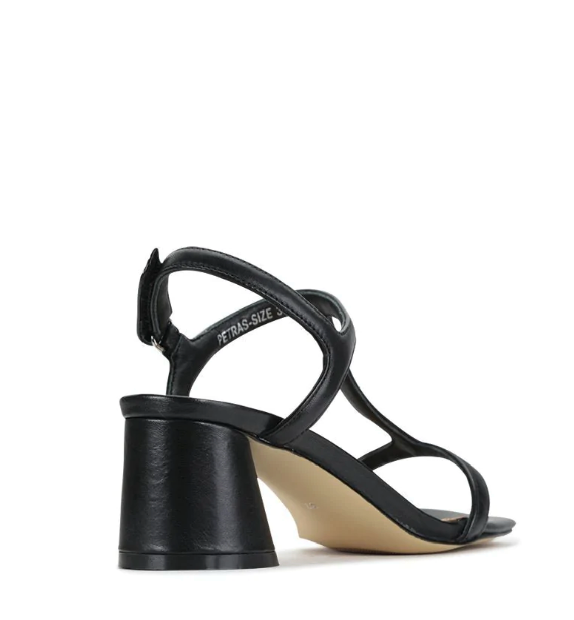 Black EOS PETRAS heels with sleek design, featuring stiletto heels and pointed toes, perfect for elegant and stylish occasions.