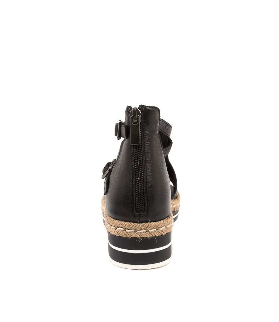 DJANGO &amp; JULIETTE ALEXYS BLACK Women Sandals - Zeke Collection