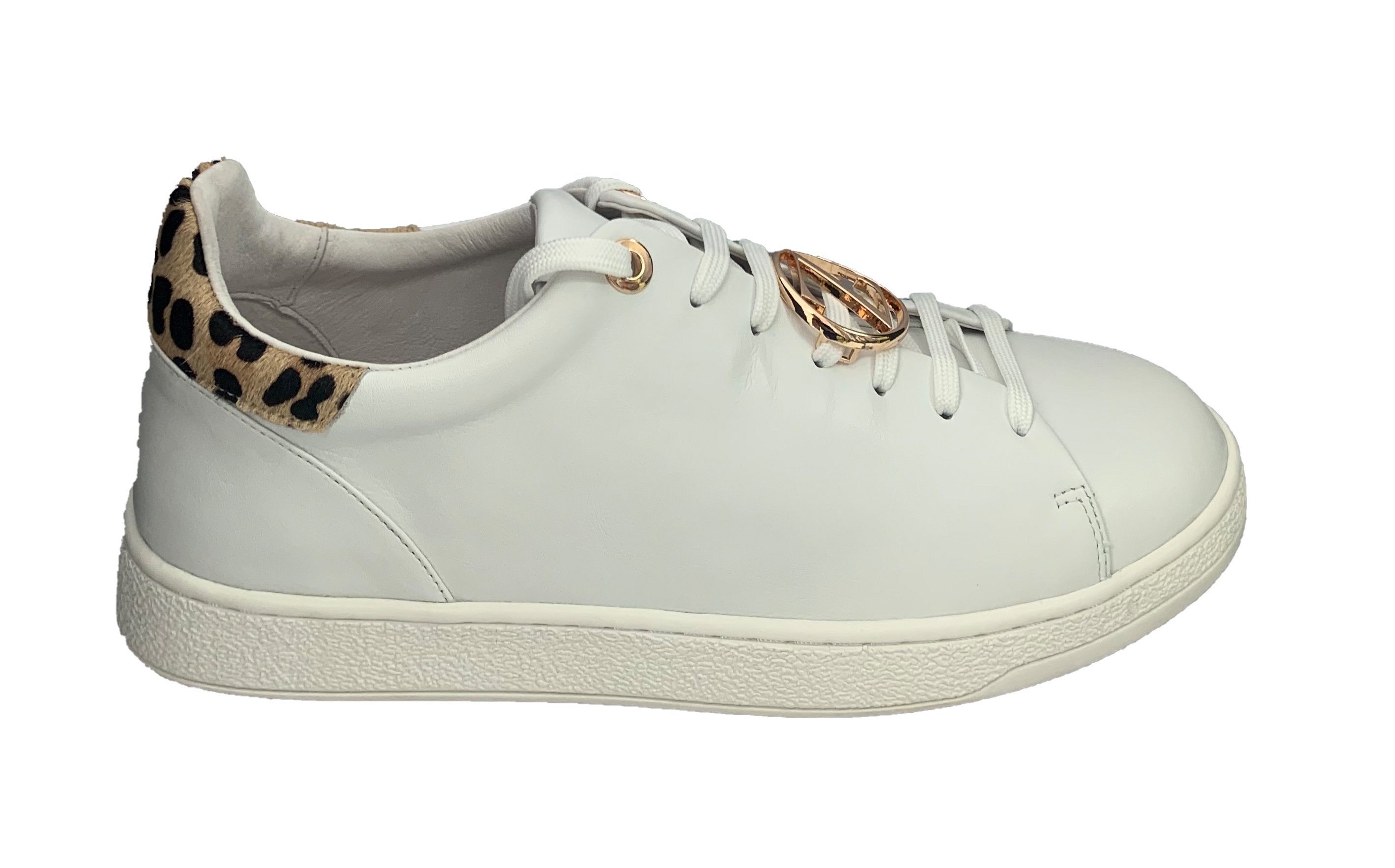 Lavish White/Leopard Z Women Sneakers - Zeke Collection