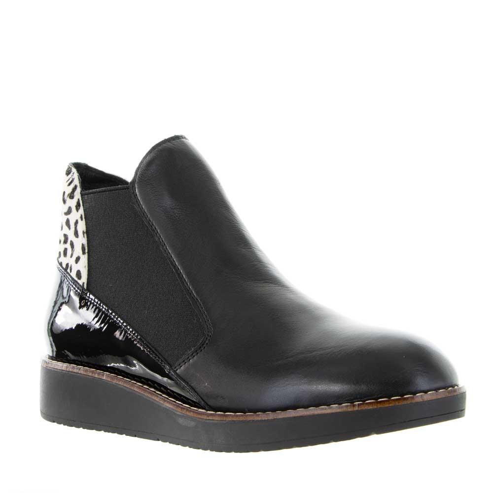 LESANSA RALLY BLACK PONY Women Boots - Zeke Collection NZ