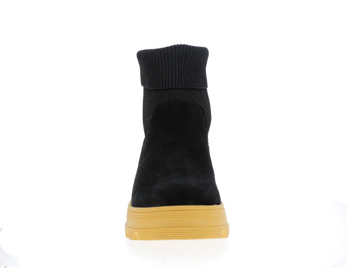 LESANSA RIDGE BLACK/MUSTARD Women Boots - Zeke Collection