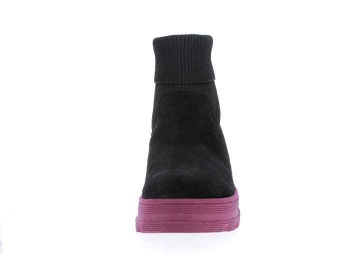LESANSA RIDGE BLACK/PINK Women Boots - Zeke Collection