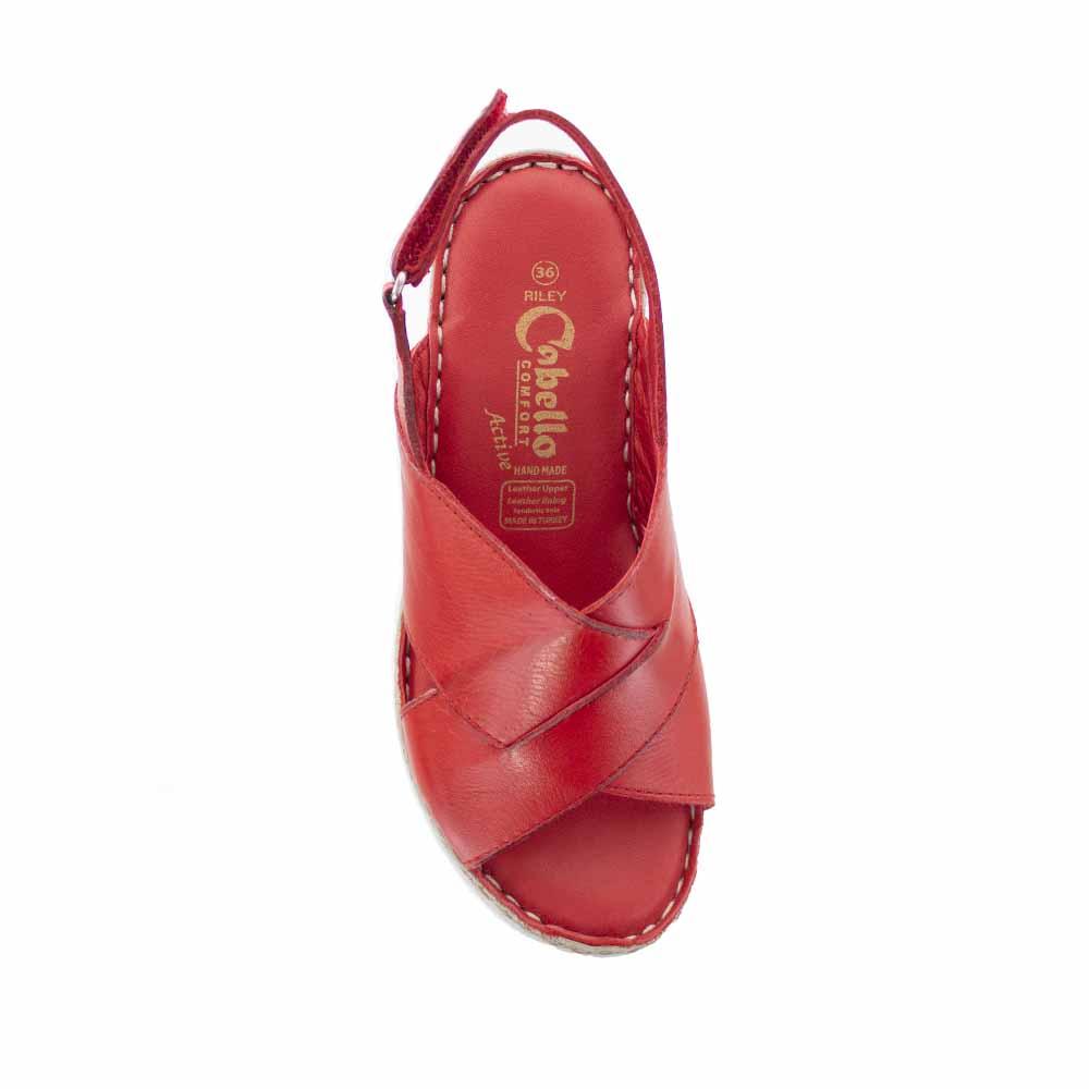 CABELLO RILEY RED Women Sandals - Zeke Collection