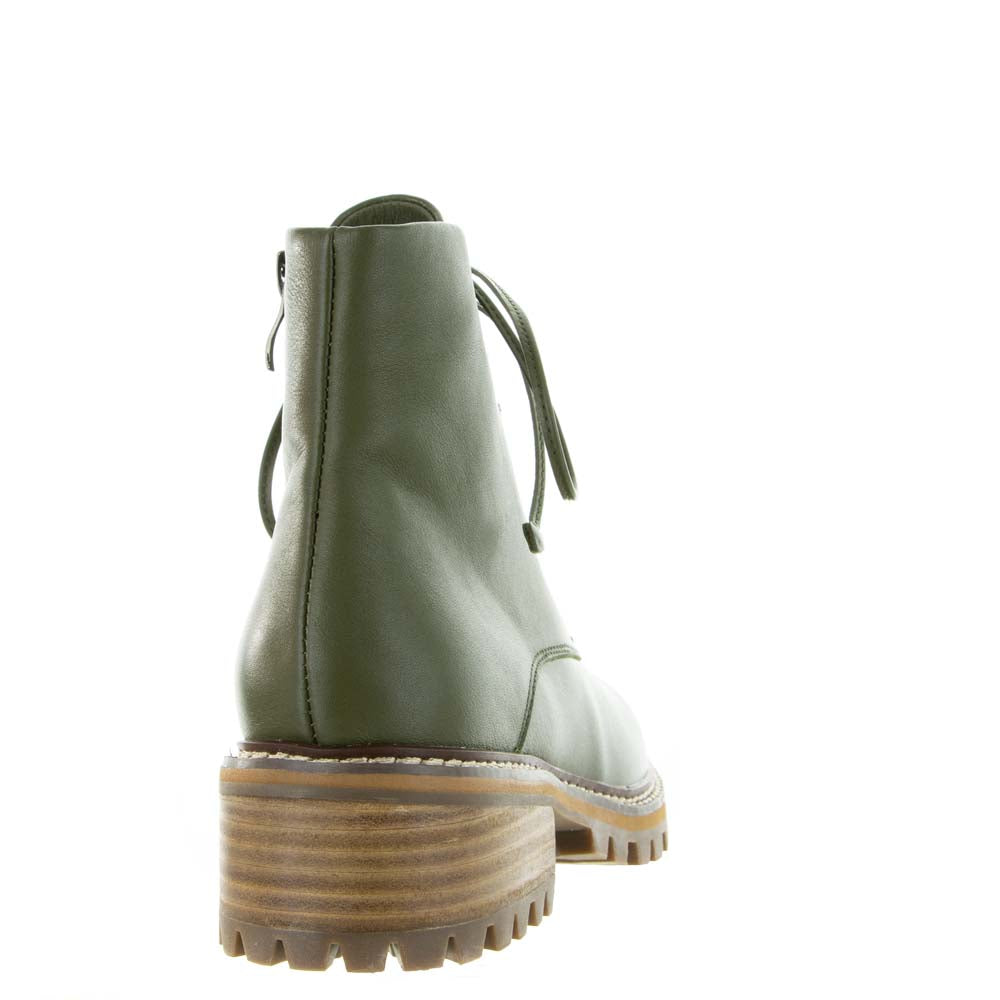 LESANSA ZINGER OLIVE Women Boots - Zeke Collection NZ
